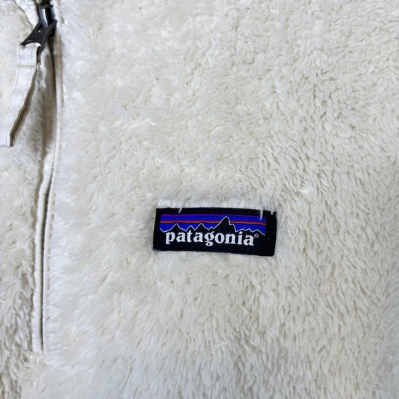 Patagonia Birch White Los Gatos 1/4-Zip Fleece Pullover Size S - Picture 4 of 11
